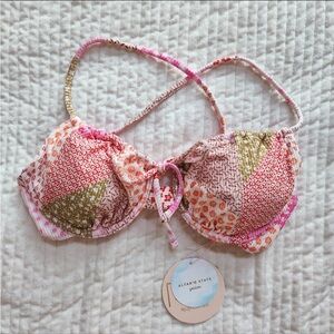 NWT Power 2 The Flower x Altar'd State bikini top size S